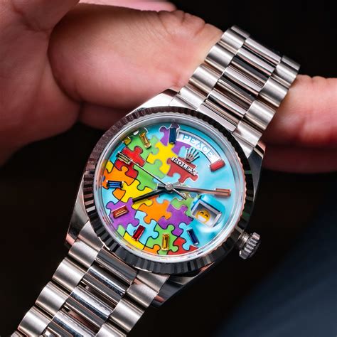 puzzle day date rolex|More.